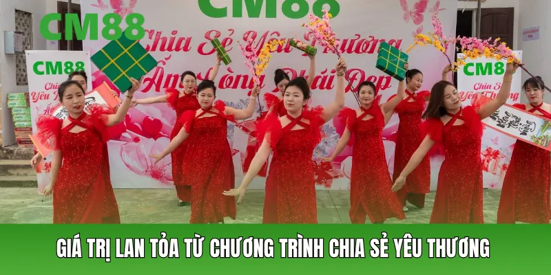 Giá trị lan tỏa từ chương trình chia sẻ yêu thương